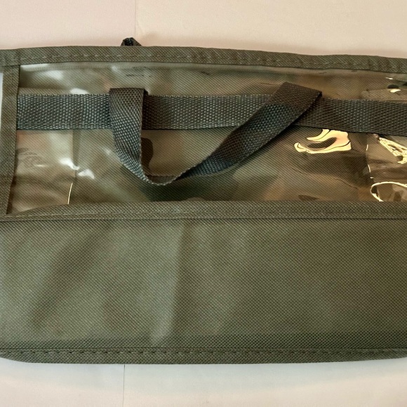Clear See-Through Zipper Bag with Gray Handles – Versatile & Spacious - Picture 3 of 16